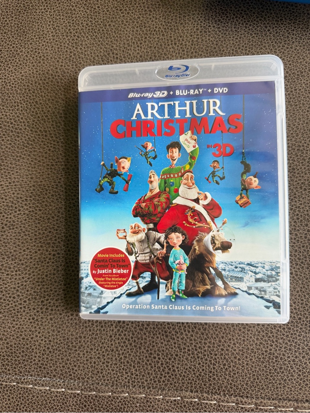 Arthur Christmas 3D Blu-ray – Disc Only in Original Case
